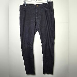 Women's Juicy Cotoure Black Jean Legging, Size 16/18